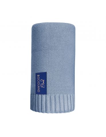 Bocioland Kocyk bambusowo-bawełniany Paris 80/100 Baby blue Bocioland Kocyk bambusowo-bawełniany Paris 80/100 Baby blue