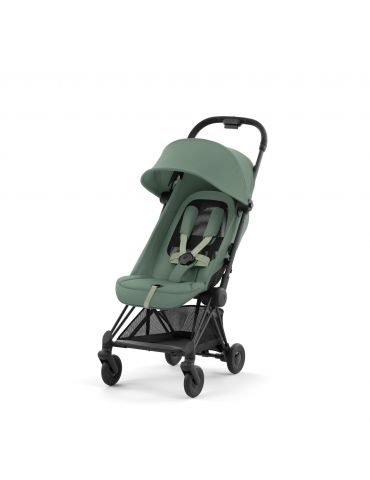 Cybex Coya Wózek spacerowy Matt black Leaf green