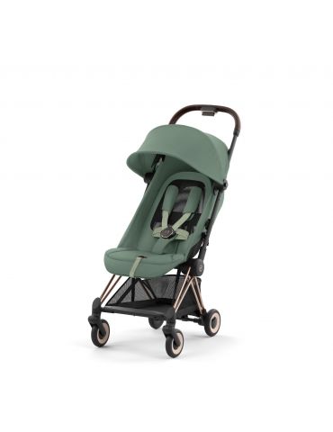 Cybex Coya Wózek spacerowy Rosegold Leaf green