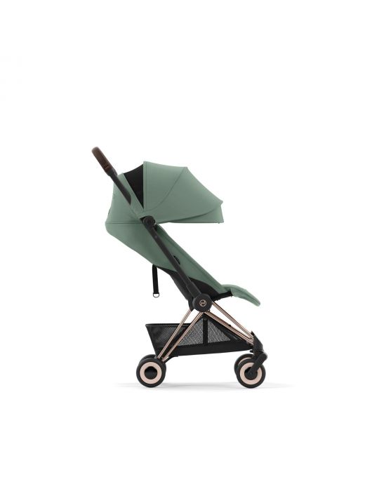 Cybex Coya Wózek spacerowy Rosegold Leaf green