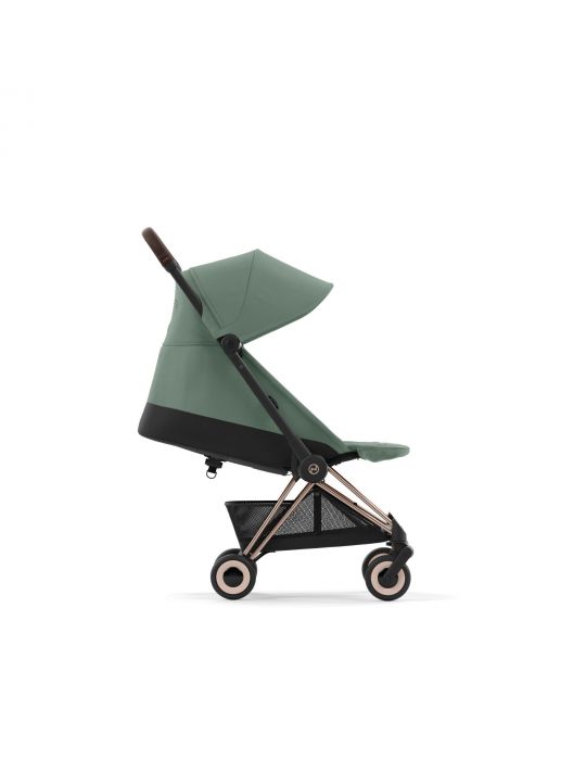 Cybex Coya Wózek spacerowy Rosegold Leaf green