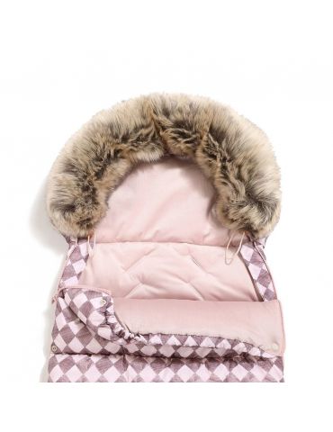 La Millou Śpiworek do wózka Multi Aspen Winterproof Stroller Bag Uni ( Princess Chessboard )
