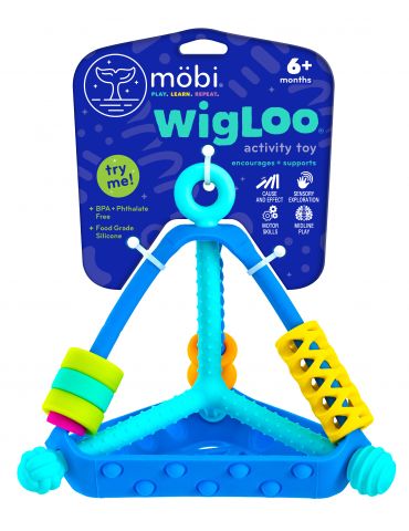 Wigloo Zabawka sensoryczna Piramidka Qelemets