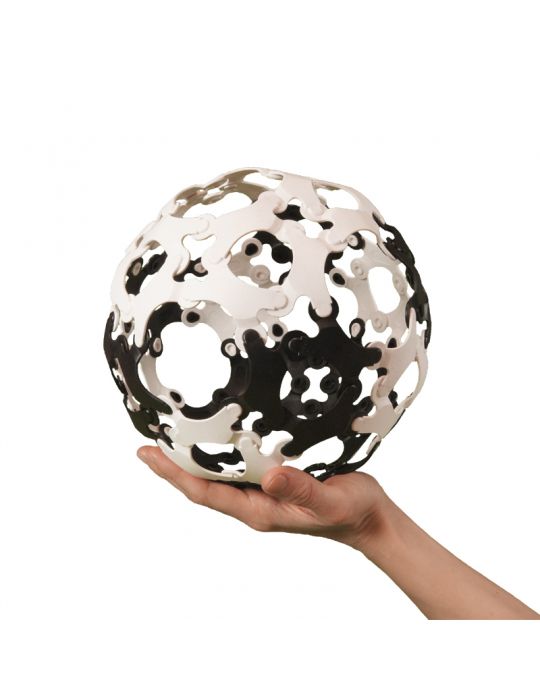 Binabo Klocki Eko elastyczne czarno-białe 60 elementów Qelements