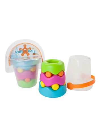 Pali Pals Kumple z wiaderka Zabawka kapielowa Qelements