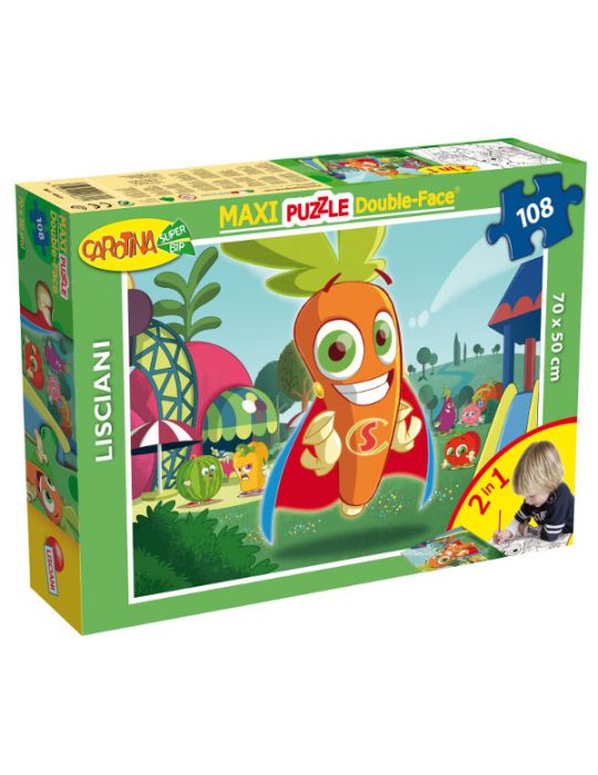 Lisciani Puzzle dwustronne MAXI 60 elementów 3+