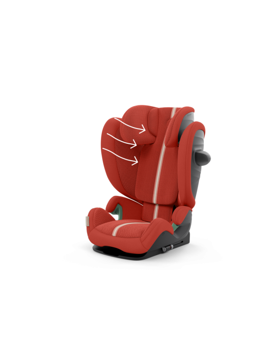 Cybex Solution G i-Fix Fotelik Samochodowy 15-50kg Plus Hibiscus Red