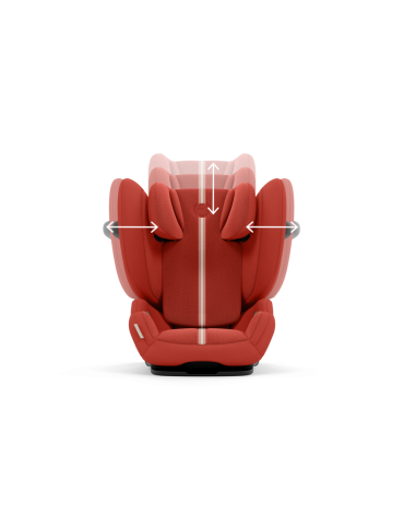 Cybex Solution G i-Fix Fotelik Samochodowy 15-50kg Plus Hibiscus Red