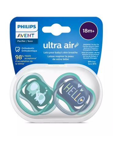Avent Philips Smoczek uspokajający Ultra air 18m+ boy
