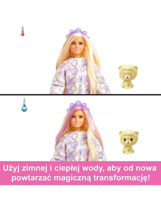 Mattel Barbie Cutie Reveal Lalka Lew słodkie stylizacje