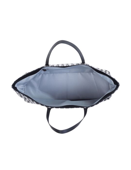 Childhome Torba Family Bag czarna-biała pepitka