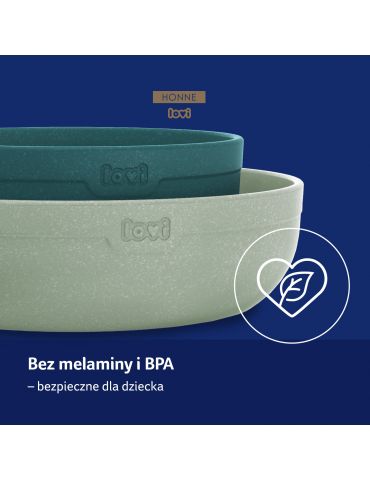 Lovi Miseczki dla niemowląt 2szt Pistachio