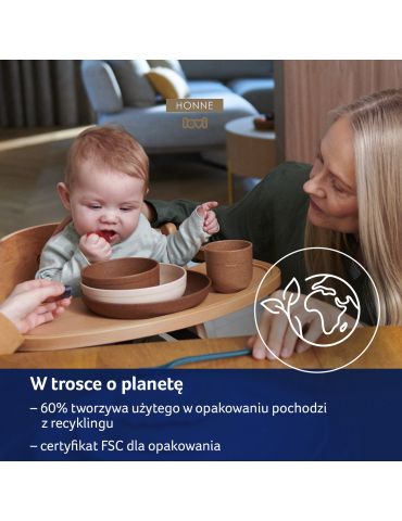 Lovi Miseczki dla niemowląt 2szt Pistachio