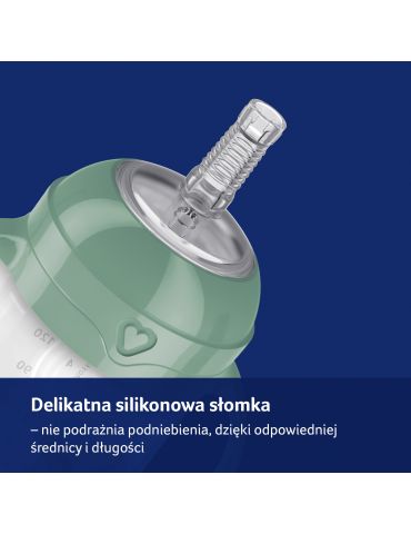 Lovi Pierwszy kubek z obciążoną słomką 150ml Green
