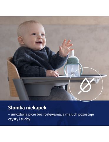 Lovi Pierwszy kubek z obciążoną słomką 150ml Green