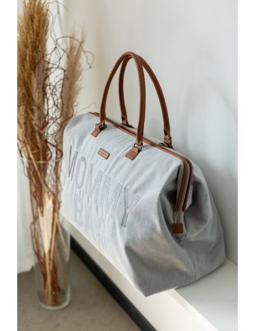Childhome Torba Mommy Bag Kanwas szara Childhome Torba Mommy Bag Kanwas szara