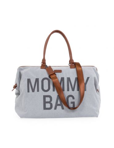 Childhome Torba Mommy Bag Kanwas szara
