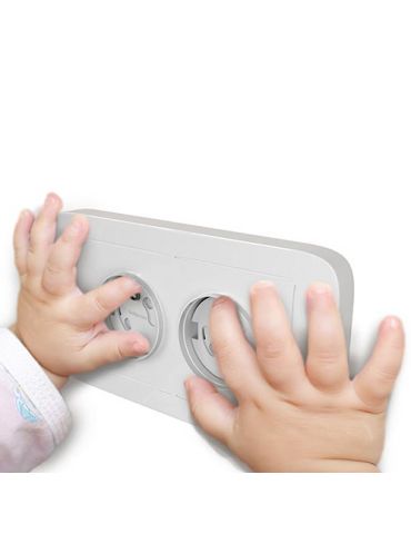 BabyOno Zabezpieczenie do gniazd elektrycznych - Zaślepka rotacyjna 10 szt