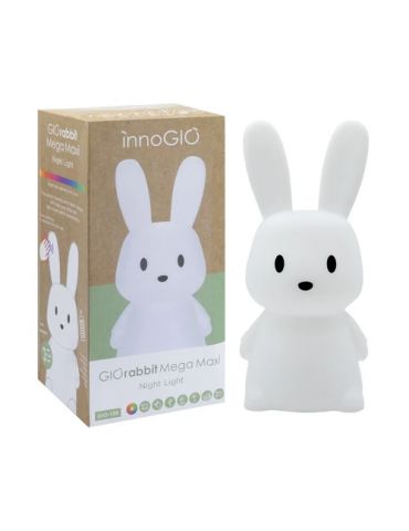 InnoGio Lampka silikonowa nocna Mega Maxi Giorabbit