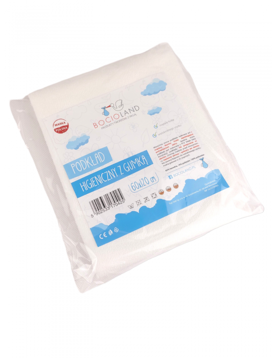 Bocioland Podkład podgumowany z gumką 60x120