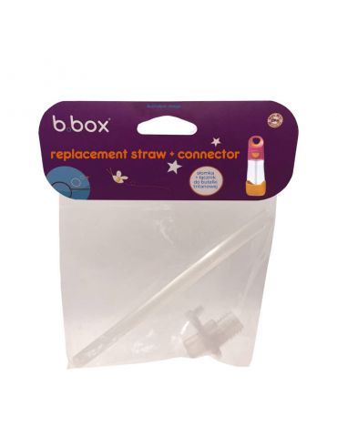 B.Box Zestaw słomki z konektorem do butelki tritanowej 450 ml