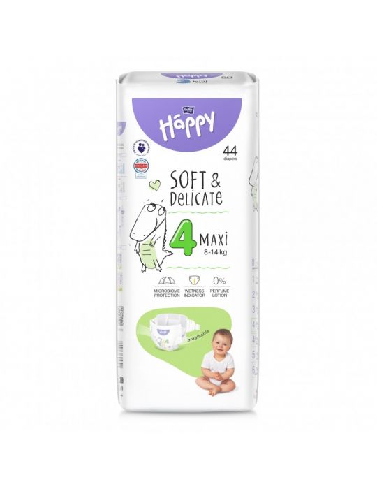 Bella Happy Pieluchy Soft & Delicate Maxi 8-14 kg 44 sztuk