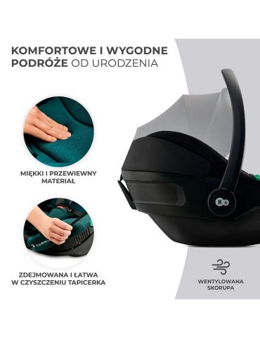 Kinderkraft I-Care i-size Fotelik samochodowy 0-13 kg Black