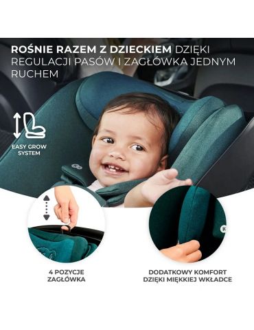 Kinderkraft I-Care i-size Fotelik samochodowy 0-13 kg Cool grey