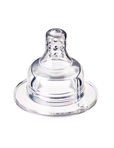 Lovi smoczek do butelek silikonowy 6m+ kaszka 2szt