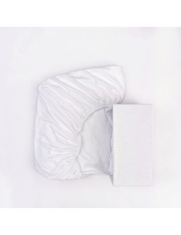 Fiki Miki Prześcieradło bambusowe 160x80 160x70 białe