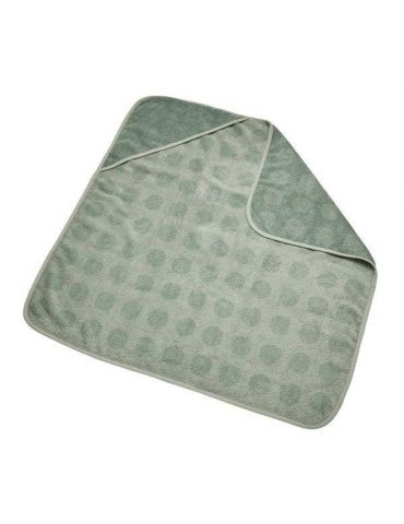 Leander Ręcznik kąpielowy z kapturkiem Organic zielony