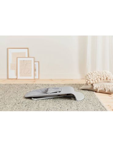 Babybjorn Leżaczek Bliss Woven Petal Quilt Light grey