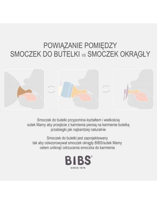 Baby in World Smoczek uspakajający Bibs Papaya S 0-6