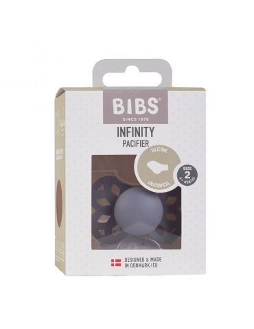 Baby in World Smoczek uspokajający ortodontyczny anatomiczny Bibs Infinity Fossil grey M 6+