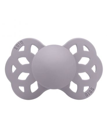 Baby in World Smoczek uspokajający ortodontyczny anatomiczny Bibs Infinity Fossil grey M 6+