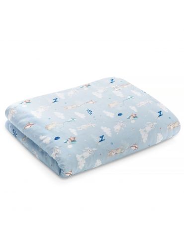 Yosoy Kołderka eco satin cotton 135/100 Happy rabbits