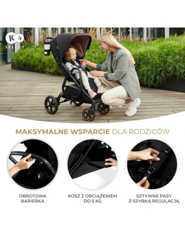 Kinderkraft Mitzy Wózek spacerowy Ink black Kinderkraft Mitzy Wózek spacerowy Ink black