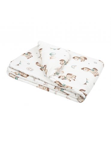 Bonjour Cherie Kołderka średnia bambusowa 75/100 Koniki