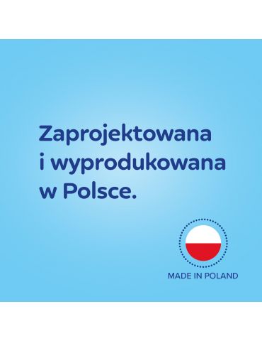 Canpol babies Butelka szerokootworowa ze świecącymi uchwytami EasyStart 120ml Sleepy Koala blue