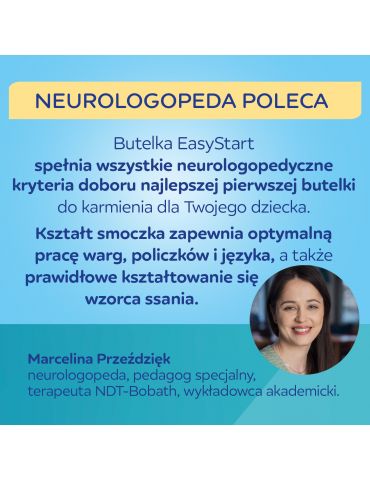 Canpol babies Butelka szerokootworowa ze świecącymi uchwytami EasyStart 120ml Sleepy Koala pink