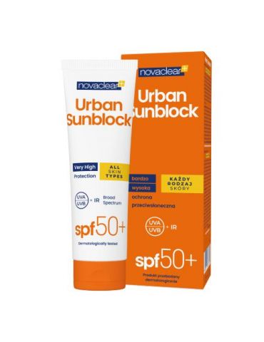 Novaclear Krem z filtrem SPF 50+ Urban Sunblock 125 ml Novaclear Krem z filtrem SPF 50+ Urban Sunblock 125 ml