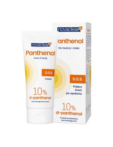 Novaclear Krem kojący po opalaniu do twarzy i ciała Panthenol 50 ml Novaclear Krem kojący po opalaniu do twarzy i ciała Panthenol 50 ml