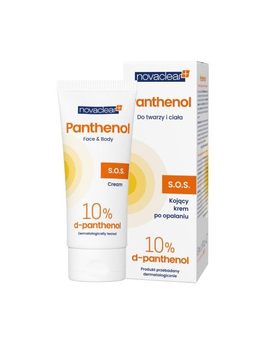 Novaclear Krem kojący po opalaniu do twarzy i ciała Panthenol 50 ml