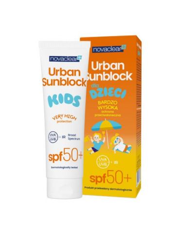 Novaclear Krem z filtrem SPF 50+ Kids Urban Sunblock 125 ml Novaclear Krem z filtrem SPF 50+ Kids Urban Sunblock 125 ml