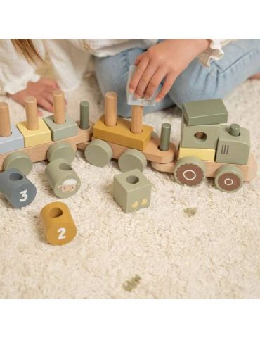 Little Dutch Pociąg traktor Little Farm