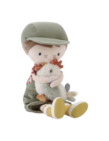 Little Dutch Laleczka Farmer Jim z kurczakiem 35 cm