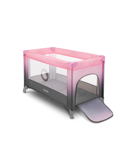 Lionelo Łóżeczko turystyczne Stefi Pink ombre