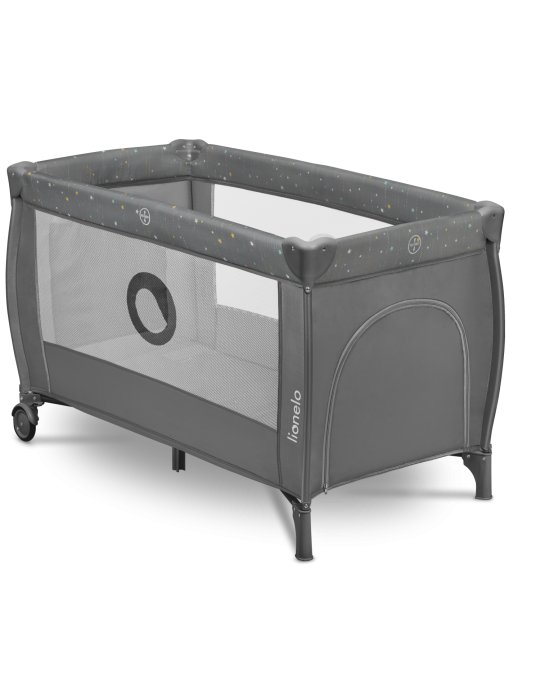 Lionelo Łóżeczko turystyczne Stefi plus Grey multicolor
