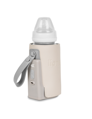 Lionelo Podgrzewacz do butelek przenośny Care Thermup Go plus Beige sand