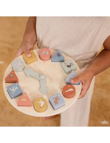 Little Dutch Drewniany zegar do nauki